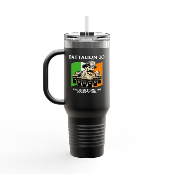 Batt 10 SP - 40oz Travel Mug With Straw