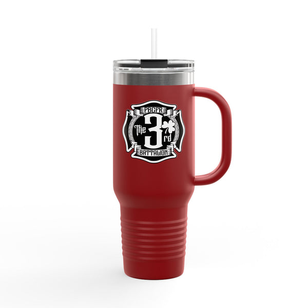 Batt 3 - 40oz Travel Mug With Straw