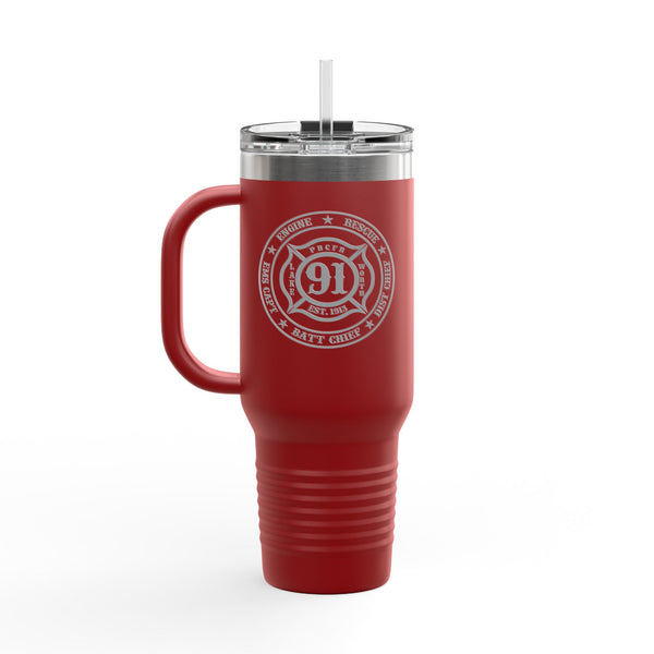 Station 91 - 40oz Insulated Travel Mug with Straw