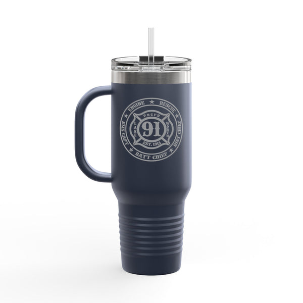 Station 91 - 40oz Insulated Travel Mug with Straw