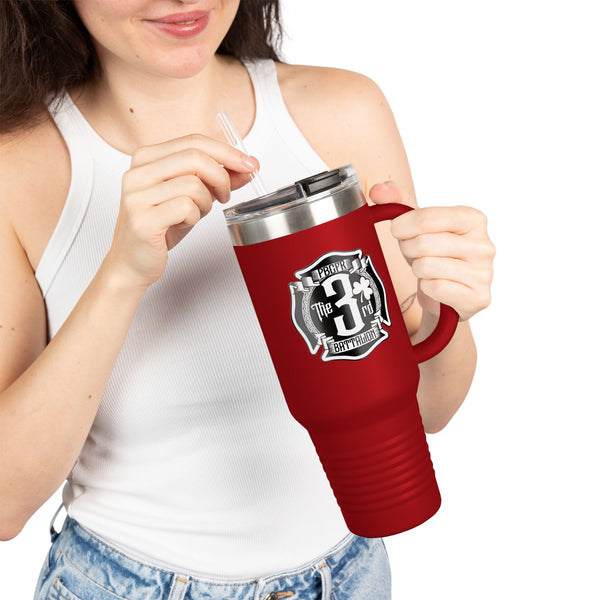 Batt 3 - 40oz Travel Mug With Straw