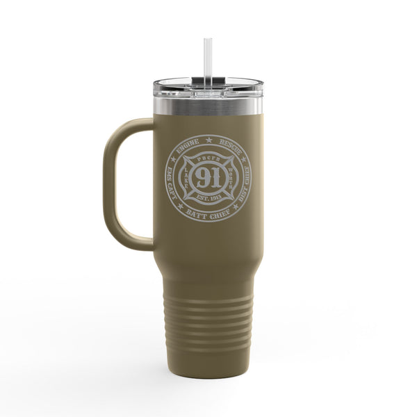 Station 91 - 40oz Insulated Travel Mug with Straw