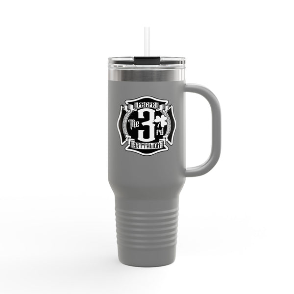 Batt 3 - 40oz Travel Mug With Straw