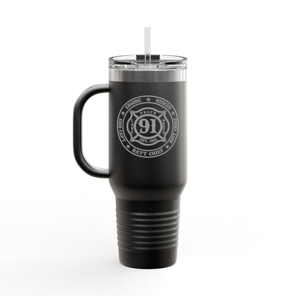 Station 91 - 40oz Insulated Travel Mug with Straw