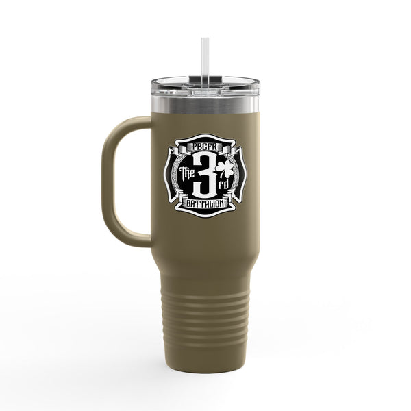 Batt 3 - 40oz Travel Mug With Straw
