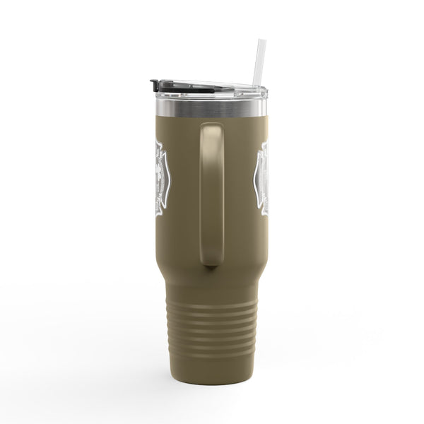 Batt 3 - 40oz Travel Mug With Straw