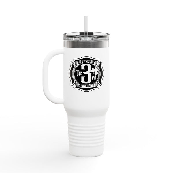 Batt 3 - 40oz Travel Mug With Straw
