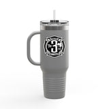 Batt 3 - 40oz Travel Mug With Straw