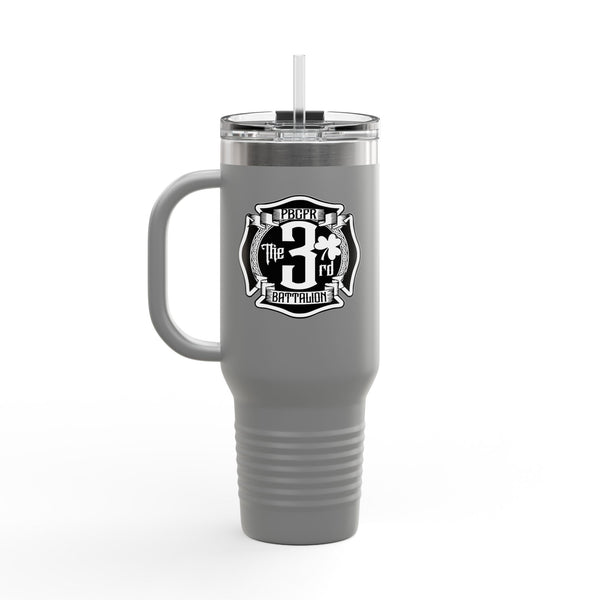 Batt 3 - 40oz Travel Mug With Straw