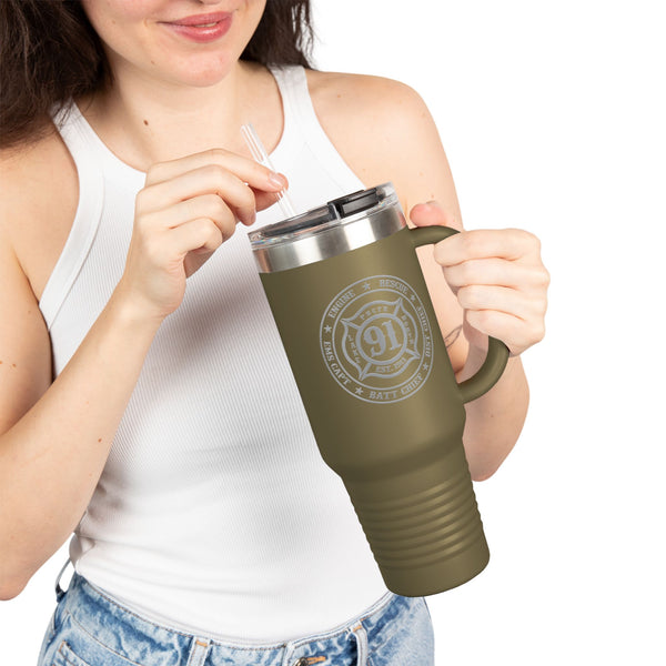 Station 91 - 40oz Insulated Travel Mug with Straw