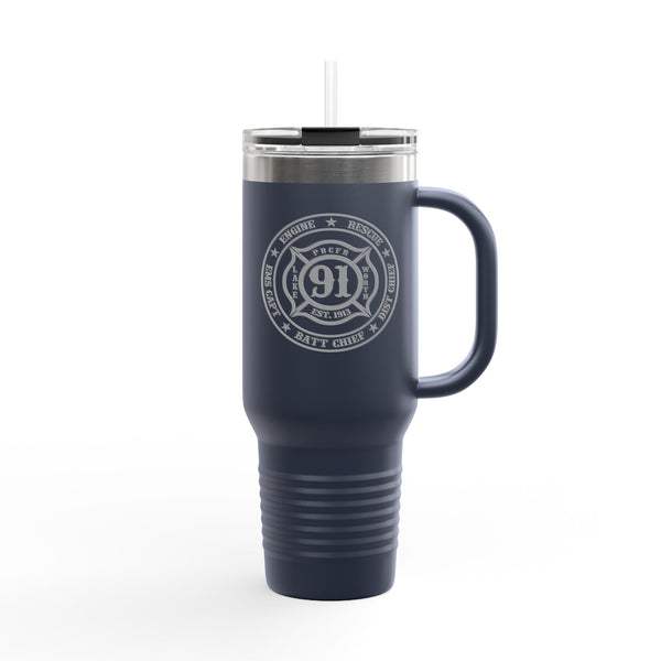 Station 91 - 40oz Insulated Travel Mug with Straw
