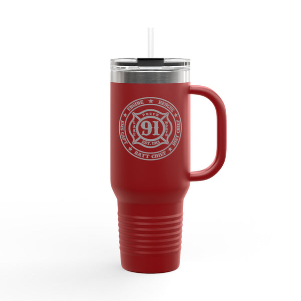 Station 91 - 40oz Insulated Travel Mug with Straw
