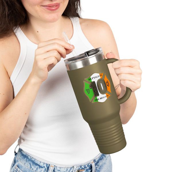 Batt 10 SP - 40oz Travel Mug With Straw