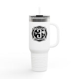 Batt 3 - 40oz Travel Mug With Straw