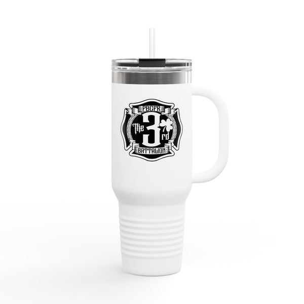 Batt 3 - 40oz Travel Mug With Straw