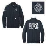 Broward FR - Carhartt Cotton Blend 1/4 Zip Sweatshirt