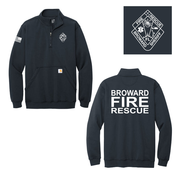Broward FR - Carhartt Cotton Blend 1/4 Zip Sweatshirt