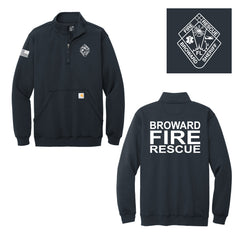 Broward FR - Carhartt Cotton Blend 1/4 Zip Sweatshirt