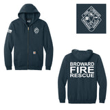 Broward FR - Carhartt Cotton Blend Zip-Up Hoodie