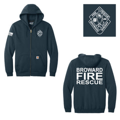Broward FR - Carhartt Cotton Blend Zip-Up Hoodie