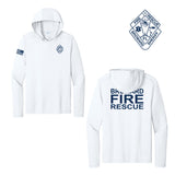 Broward FR - White DriFit Performance Hooded LS