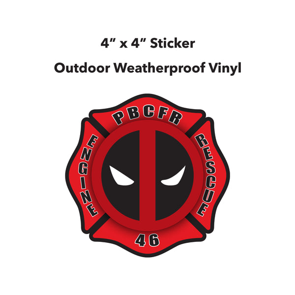 Fire 46 - Sticker