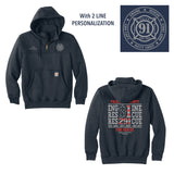Fire 91 Carhartt 1/4 Zip Hoodie + PERSONALIZATION