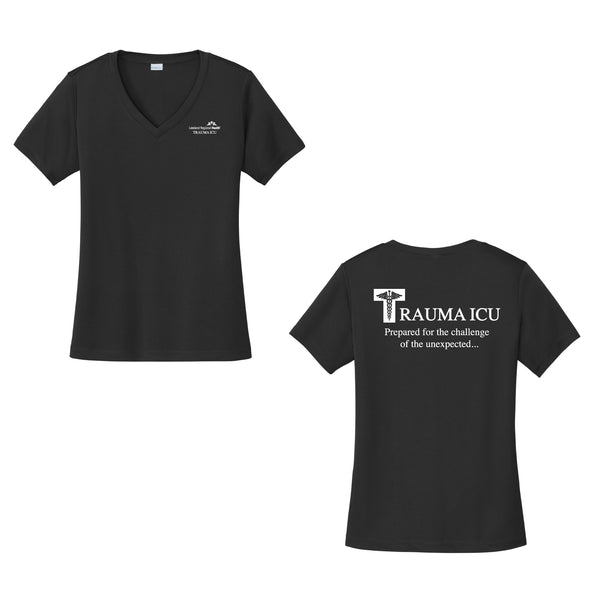 Women's Dryfit SS V-NECK - Trauma