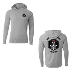 OWO - Performance Hooded Drifit LS in Silver