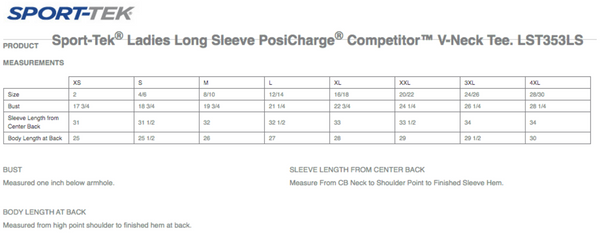 Women's Dryfit LS (V-Neck) - Medical