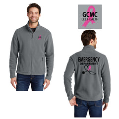 Men's FLEECE Full Zip - LEE HEALTH BC (LIGHT GREY)