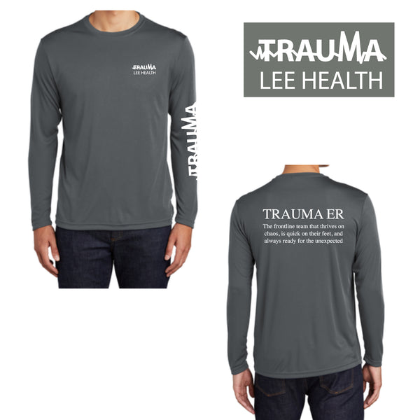 Men's DRIFIT LS - LEE HEALTH TER (DARK GREY)