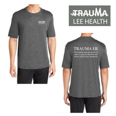 Men's DRIFIT SS - LEE HEALTH TER (DARK GREY)