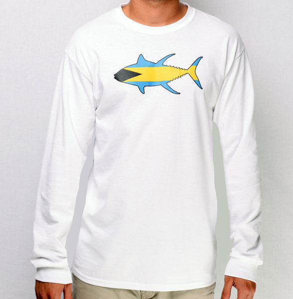 Bahamian Yellowfin L/S (White)